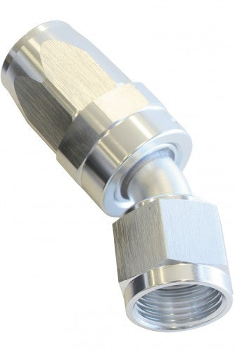 -16AN TAPER SERIES 30 DEGREE HOSE END SILVER