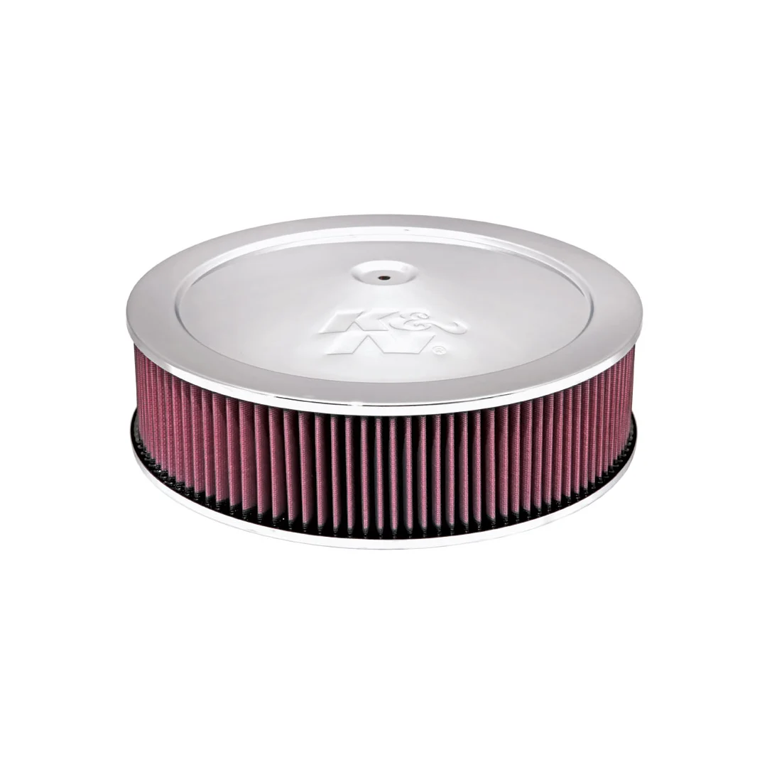 K&N CHROME CUSTOM AIR CLEANER ASSEMBLY 14 X 4" (KN60-1290)