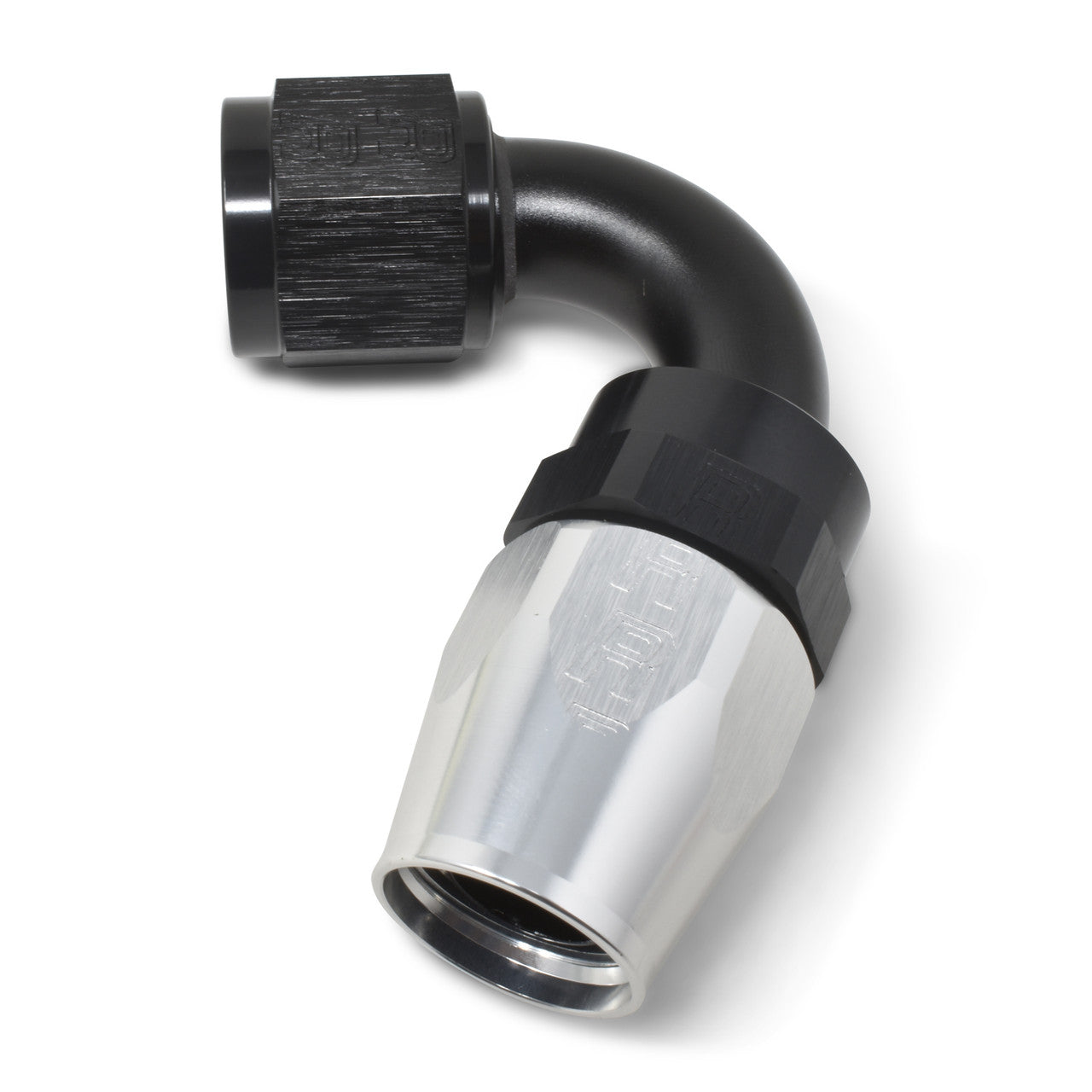 -16AN TAPER SERIES 120 DEGREE HOSE END SILVER