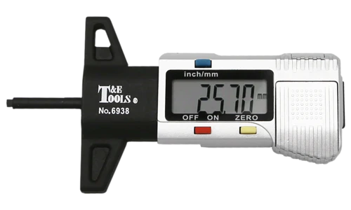 Digital Tyre Tread Depth Gauge 0-25mm x 0.01mm/0.005”