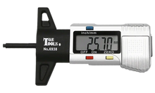 Load image into Gallery viewer, Digital Tyre Tread Depth Gauge 0-25mm x 0.01mm/0.005”