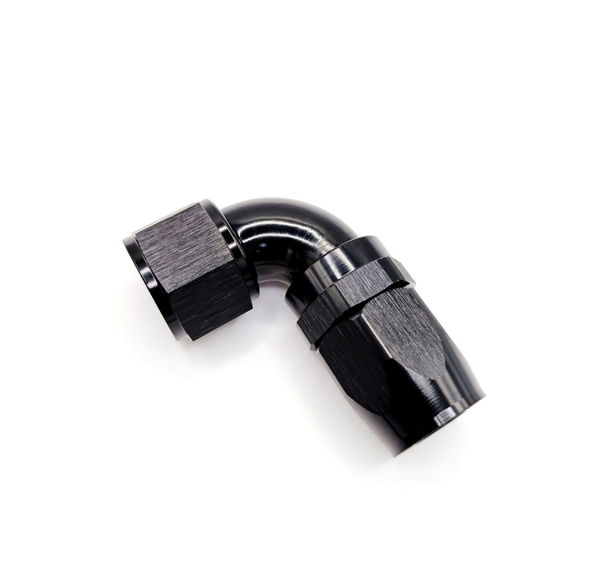 -20AN TAPER SERIES 90 DEGREE HOSE END BLACK