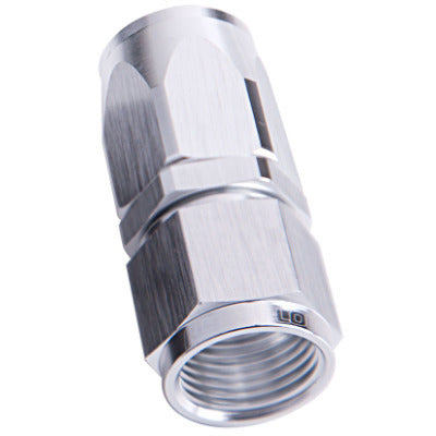 -20AN TAPER SERIES STRAIGHT HOSE END SILVER