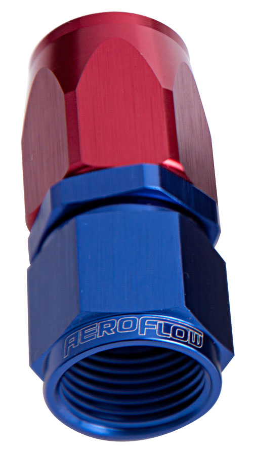 -16AN TAPER SERIES STRAIGHT HOSE END BLUE