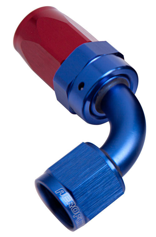-16AN TAPER SERIES 90 DEGREE HOSE END BLUE