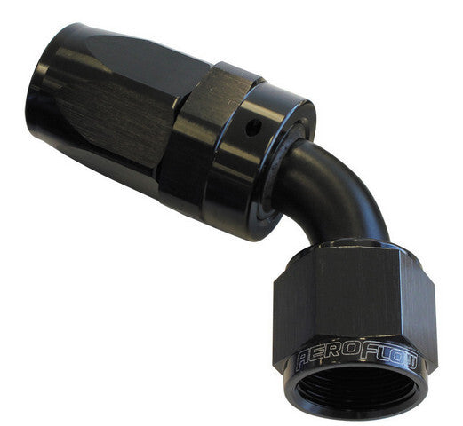 -4AN TAPER SERIES 60 DEGREE HOSE END BLACK