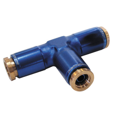 3/16" TEE 120 SERIES NYLON BLUE FITTING