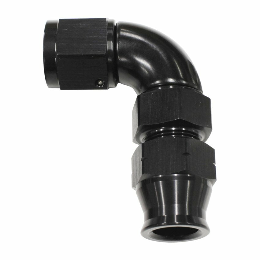 5/8" TUBE 90 deg female -10AN BLACK SWIVEL NUT WITH OLIVE