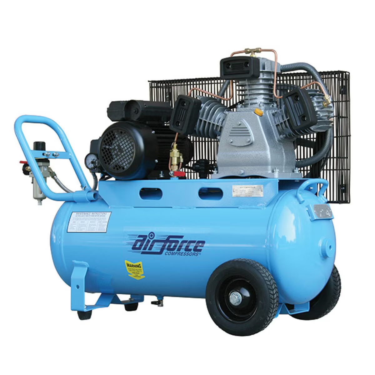 AirForce Portable Industrial Piston Electric Compressor AF16CDC, 70L, 3Hp, 1ph, 15CFM