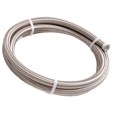 Aeroflow 200 Series PTFE (Teflon®) Stainless Steel Braided Hose -6AN, - AF200-06-1M
