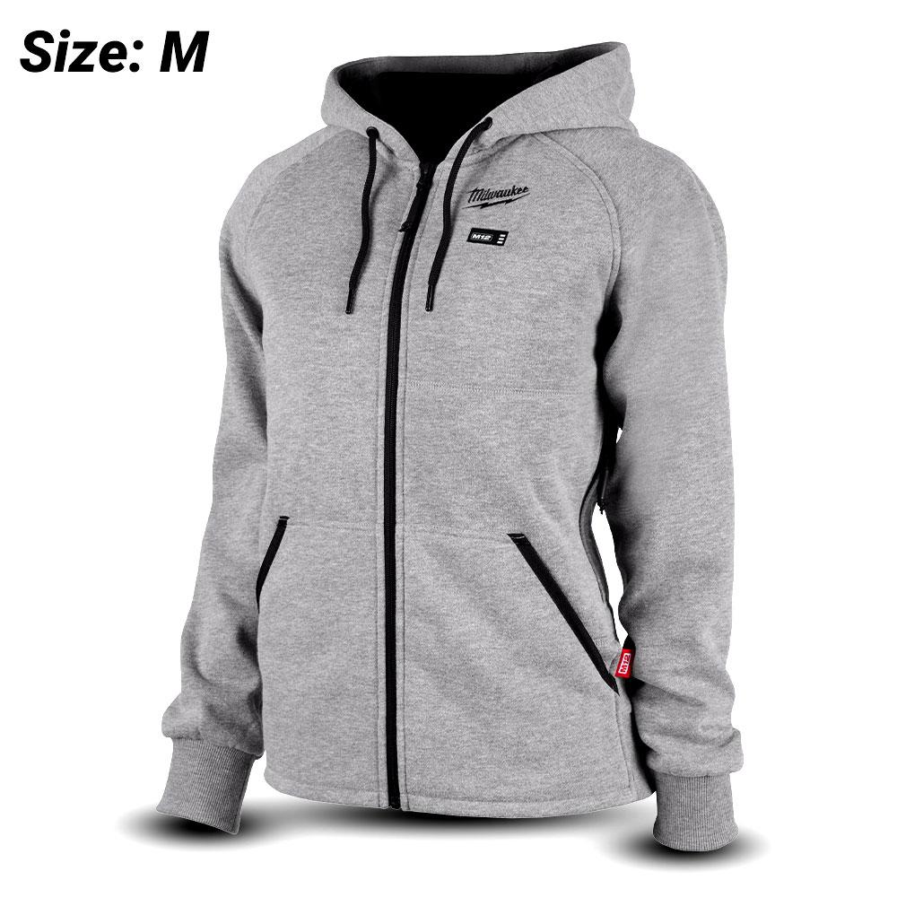 M12 Women's Heated Hoodie Grey - M