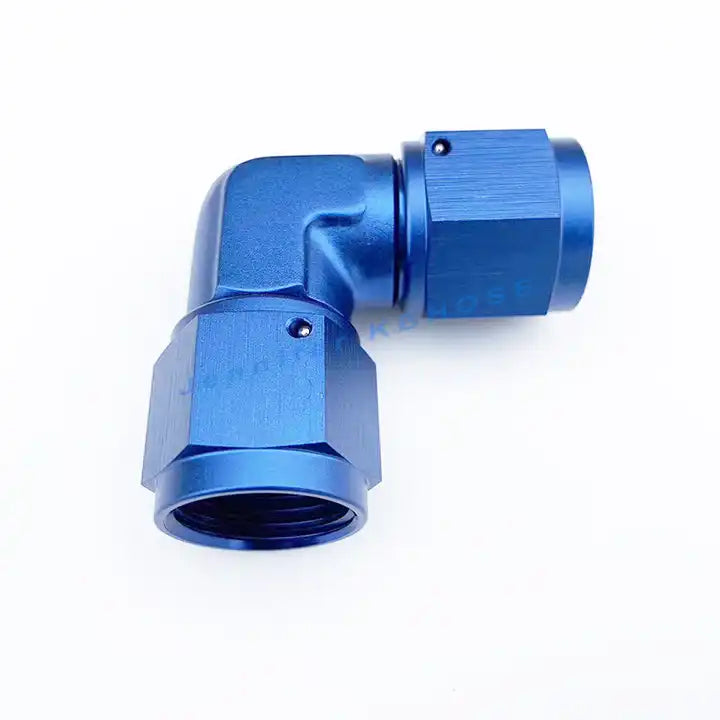 90 DEG FEMALE FLARE -12AN SILVER SWIVEL UNION