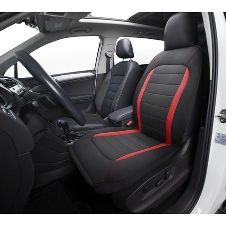 DUSC NEOPRENE PADDED CAR SEAT PROTECTOR RED - DNSCRD