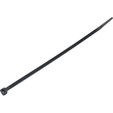 OEX ACX1317 Black Nylon Cable Ties 4.8mm x 200mm – UV Resistant, 100 Pack for Automotive & Industrial Use