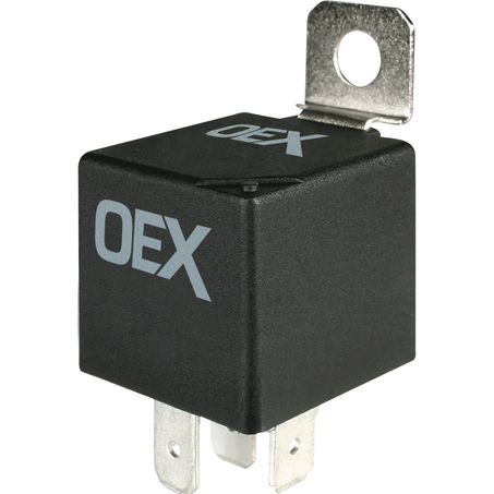 OEX MINI RELAY 12V NORMALLY OPEN 40A - RESISTOR PROTECTED, SEALED - ACX1940RBL
