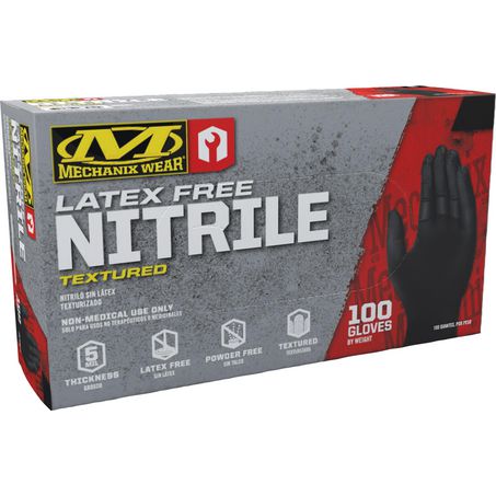 MECHANIX WEAR LATEX FREE NITRILE GLOVES LARGE 100 PACK - D0305010100