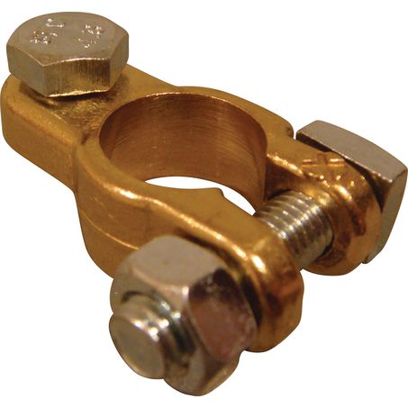 ICON BATTERY TERMINAL HEX BOLT CLAMP STYLE M8 POSITIVE 1 PIECE - BT23-8POS