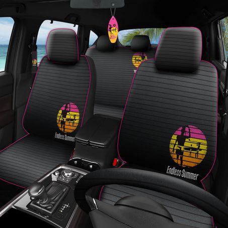 THE ENDLESS SUMMER 8 PIECE CAR SEAT COVER PACK - STRIPES - 8102539