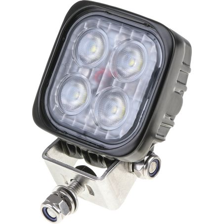 OEX WORK LIGHT SQUARE 4 LED. 12V/24V, CISPR25 RATED - LLX08208
