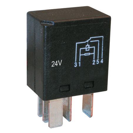 24V Relay OEX Micro Relay 24V Change Over 25/10A - Resistor Protected, Sealed - ACX1983BL