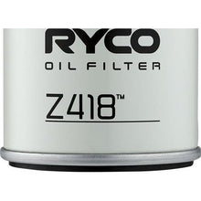 Load image into Gallery viewer, Ryco Z418 Spin-on Oil Filter – 3/4-16 UNF Thread, 77.5mm Outside Diameter, High-Performance Filtration