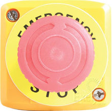 Load image into Gallery viewer, OEX emergency stop switch 12/24 V 3 A IP65 mushroom button – Part ACX3438