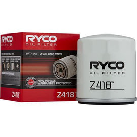 Ryco Z418 Spin-on Oil Filter – 3/4-16 UNF Thread, 77.5mm Outside Diameter, High-Performance Filtration