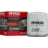 Ryco Z418 Spin-on Oil Filter – 3/4-16 UNF Thread, 77.5mm Outside Diameter, High-Performance Filtration