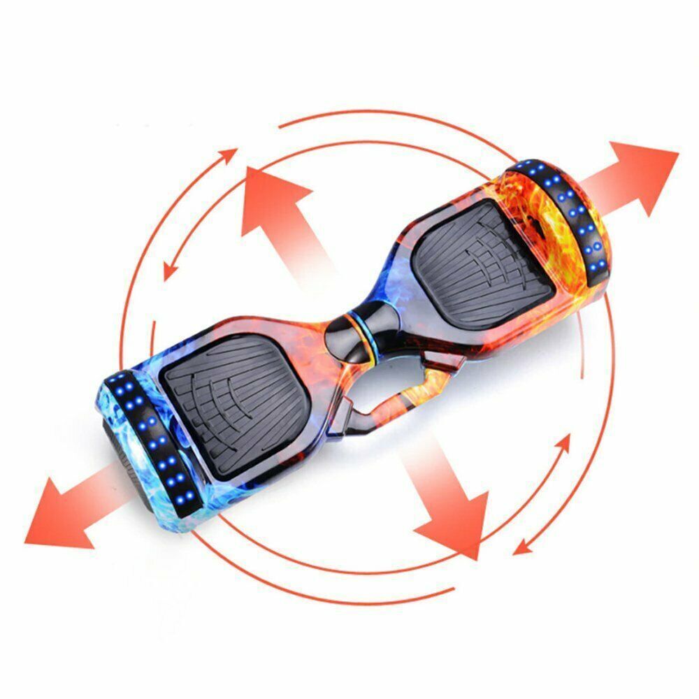 60cm Hoverboard Scooter Self Balancing Electric Hover Board Skateboard Starry Purple