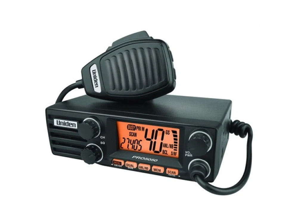 UNIDEN 40 CHANNEL AM CB RADIO 4W 12/24V 27MHZ - PRO5050
