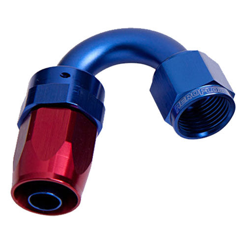 -10AN TAPER SERIES 150 DEGREE HOSE END BLUE