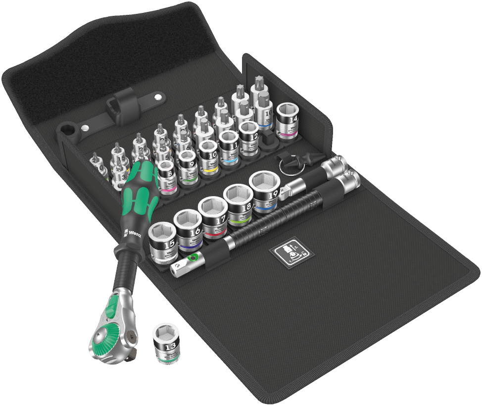 3/8" Drive All-In Zyklop Speed Ratchet Set