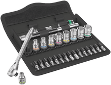 Load image into Gallery viewer, 1/4" Drive Zyklop Metal Ratchet Set with Switch Lever