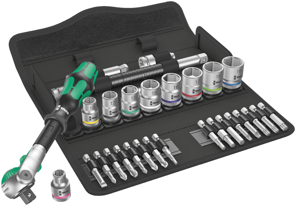 3/8" Drive Zyklop Speed Ratchet Set