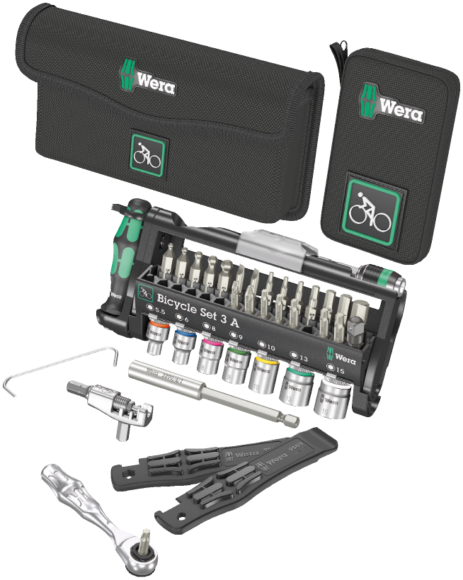 Bicycle Tool Set with Ratchet and Screwdriver