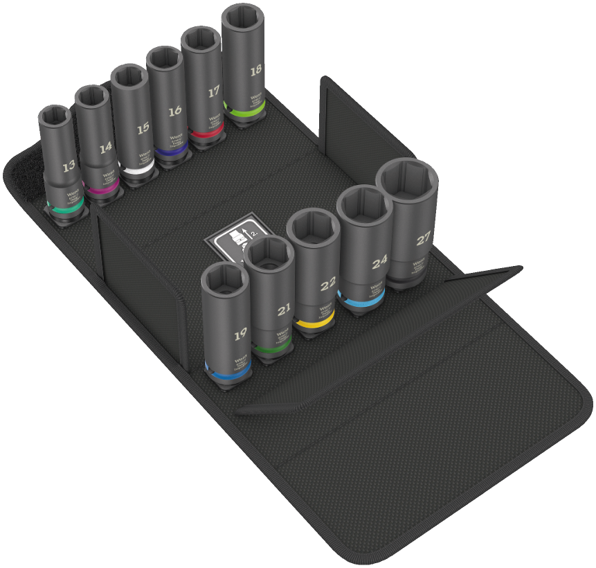 1/2" Drive Impaktor Deep Socket Set - 11 Piece
