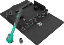 Load image into Gallery viewer, 3/8" Drive Zyklop Comfort Ratchet Set with Reversing Lever