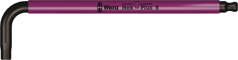 8 x 195mm Hex-Plus L-Key with Holding Function