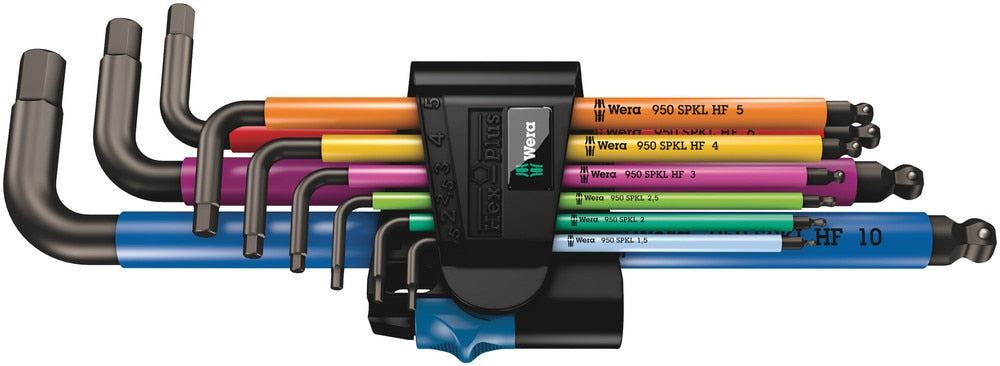 950/9 Multicolour Hex-Plus L-Key Set with Holding Function