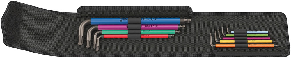 Wera 950/9 Multicolour Hex-Plus L-Key Set