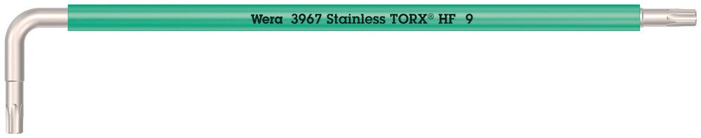 T9 x 101mm Stainless Steel Torx L-Key with Holding Function
