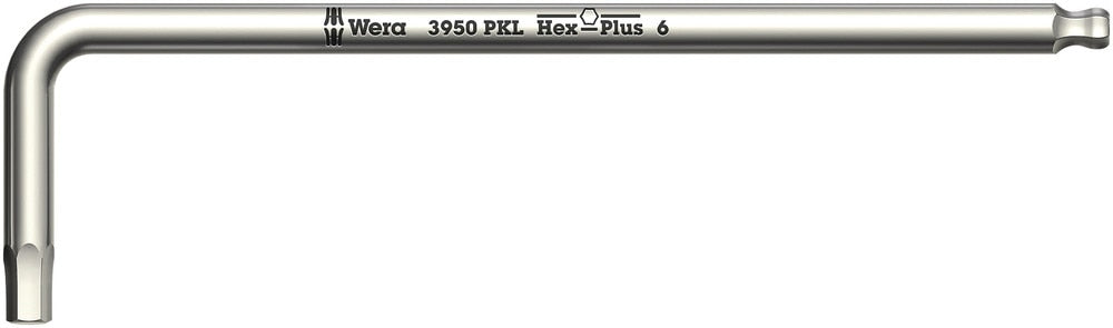 Hex-Plus L-Key Set, Stainless, 2 x 101mm