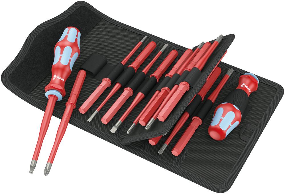 17 Piece Kraftform Kompakt Stainless Screwdriver Set 1000V VDE