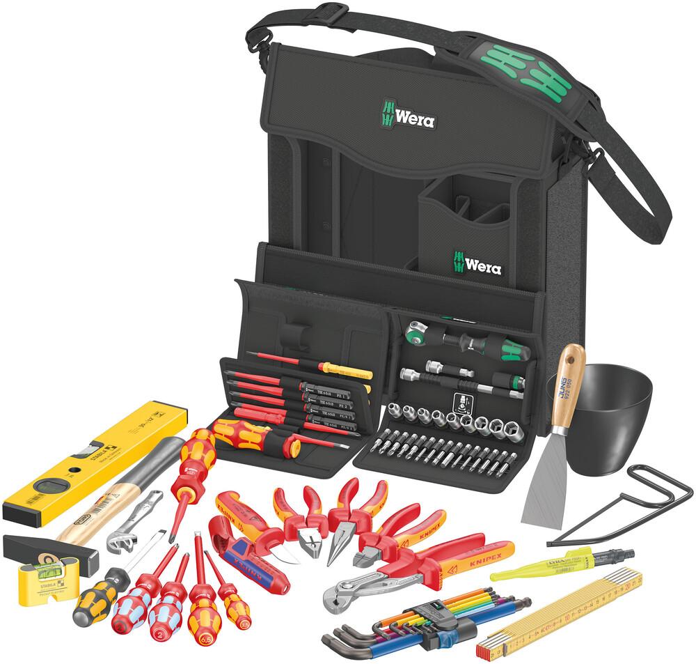 Wera 2go E 1 Tool Set for Electricians - 73 Pieces