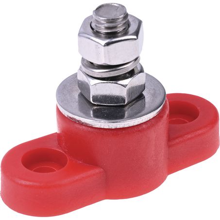 250A Red Single Stud Terminal M8