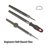 Load image into Gallery viewer, 150mm Half Round Smooth File