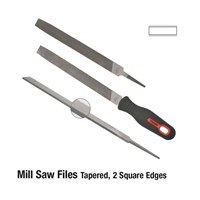 Load image into Gallery viewer, 200mm Tapered Mill Saw Second Cut File