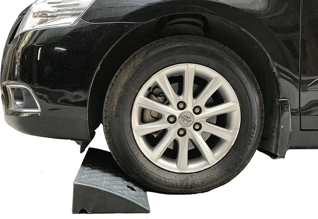 Car Ramp Kerb Ramp Pair 10.5cm – Heavy-Duty Plastic Curb Ramps (Set of 2)
