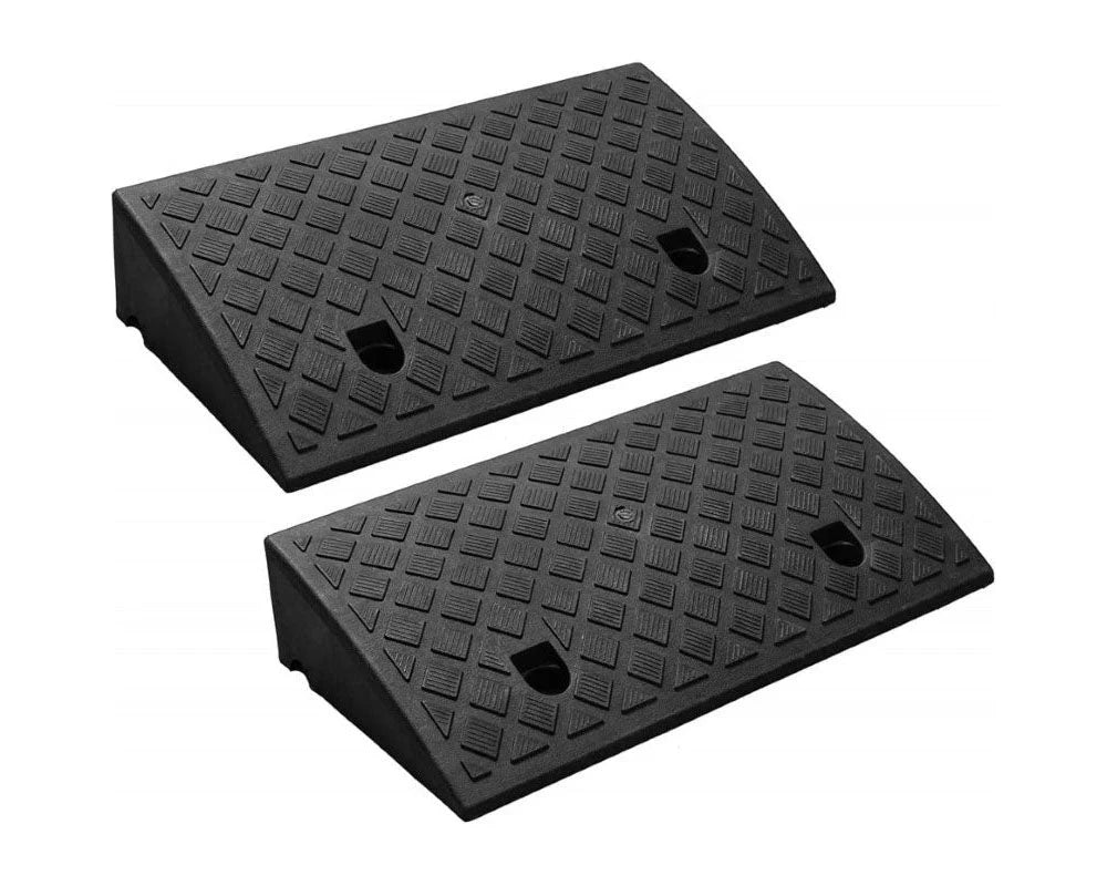 Car Ramp Kerb Ramp Pair 10.5cm – Heavy-Duty Plastic Curb Ramps (Set of 2)