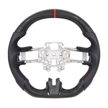 Load image into Gallery viewer, 100% Real Carbon Fiber Steering Wheel No Heated for Mustang EcoBoost GT Shelby-Mustang GT350 GT350R 2.3L 5.0L 2015-2017